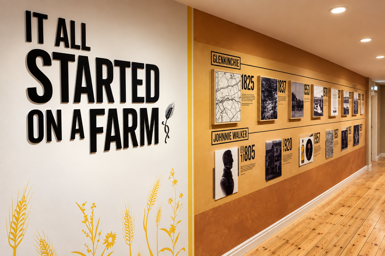 Glenkinchie wall graphics
