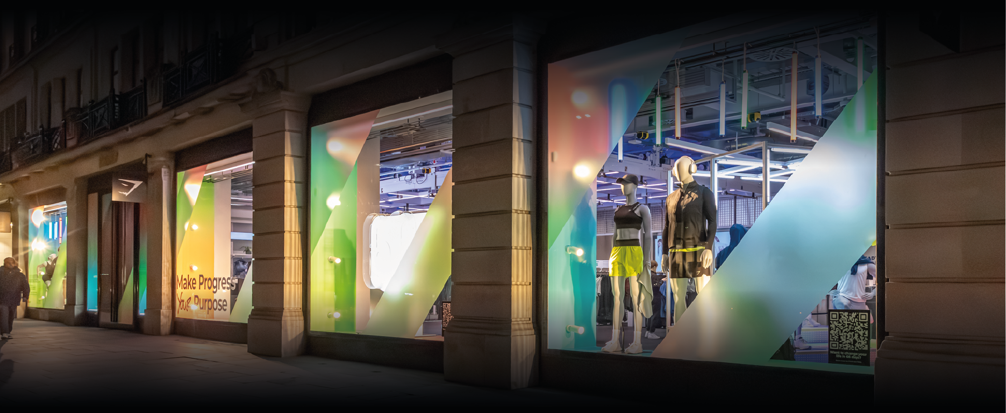 Gymshark Regent Street window